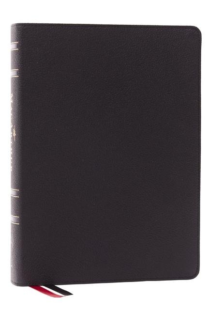 LSB, MacArthur Study Bible, Black Genuine Leather, Comfort Print: Unleashing God's Truth One Verse at a Time (Holy Bible, Legacy Standard Bible)