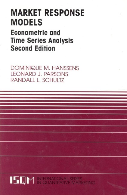 Market Response Models: Econometric and Time Series Analysis