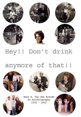 Hey!! Dont Drink Anymore of That!!