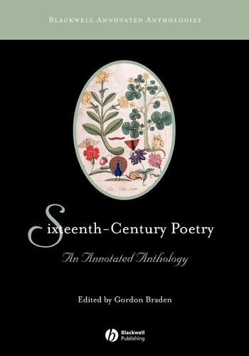Sixteenth-Century Poetry An Annotated Anthology