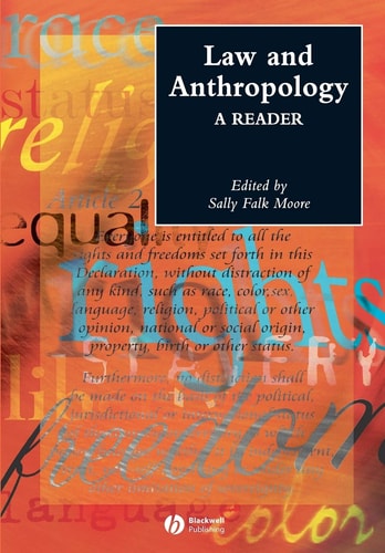 Law and Anthropology A Reader