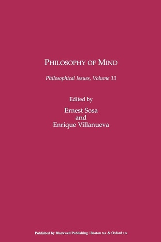Philosophical Issues, Philosophy of Mind