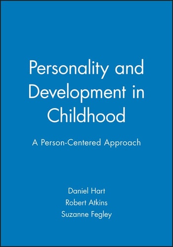 Personality and Development in Childhood A Person-centered Approach