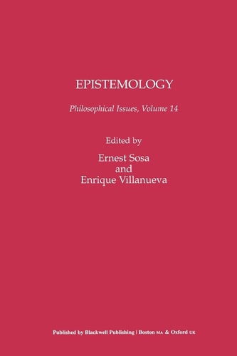 Philosophical Issues, Epistemology