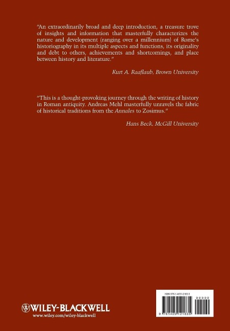 Roman Historiography: An Introduction to Its Basic Aspects and Development