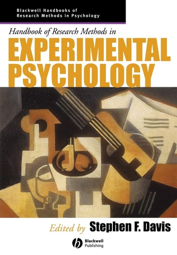 Handbook of Research Methods in Experimental Psychology