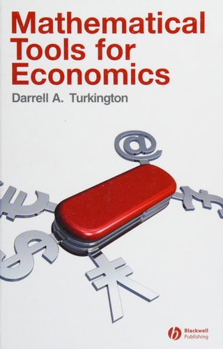 Mathematical Tools for Economics