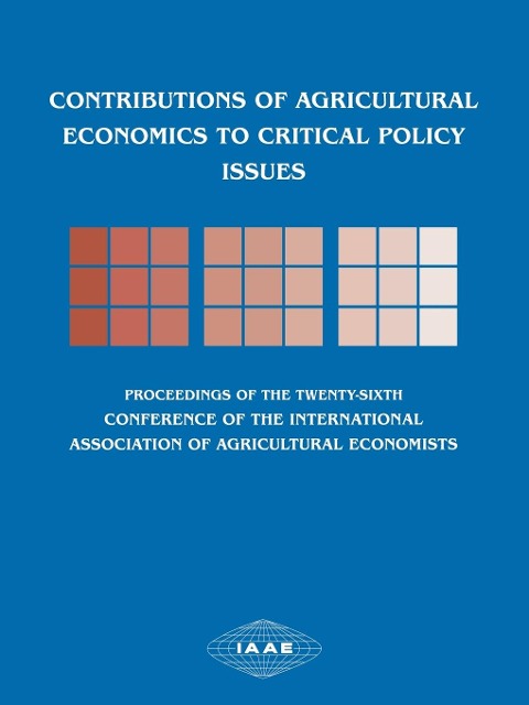 Contributions of Agricultural Economics to Critical Policy Issues