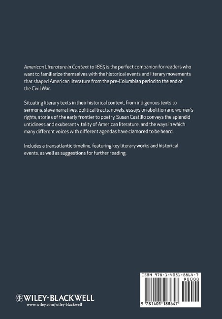 America Literature Context 1865