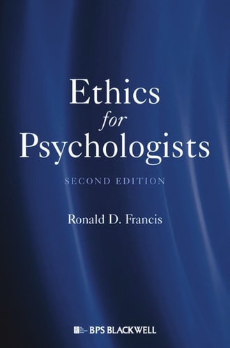 Ethics for Psychologists