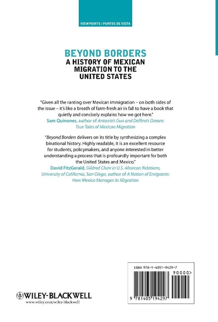 Beyond Borders: A History of Mexican Migration to the United States