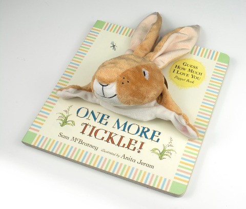 Guess How Much I Love You: One More Tickle!: Beloved classic bestselling story about love between a parent & child, with interactive soft cuddly plush puppet - perfect for Valentines, babies, toddlers, birthdays, playtime, bedtime & baby showers