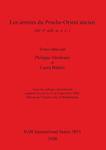 Armees du Proche-Orient Ancien BAR IS1855