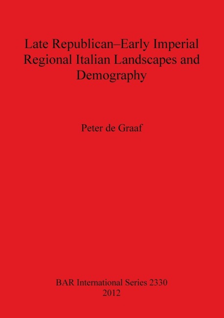 Late Republican-Early Imperial Regional Italian Landscapes and Demography