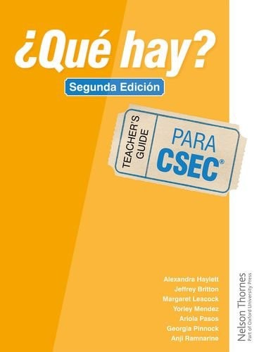 ¡Qué Hay? Para CSEC.