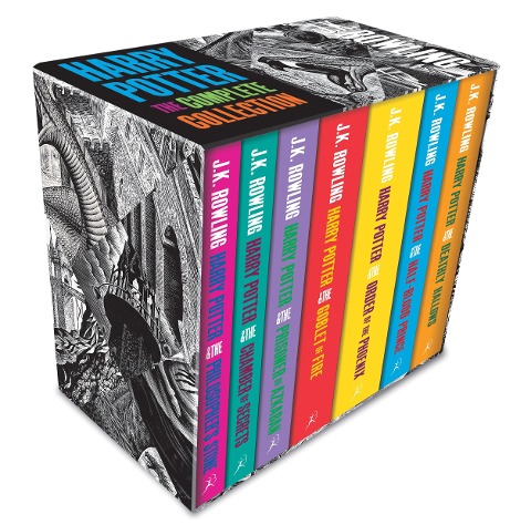 Harry Potter Boxed Set: The Complete Collection (Adult Paperback): Contains: Philosopher's Stone / Chamber of Secrets / Prisoner of Azkaban / Goblet of Fire / Order of the Phoenix / Half-Blood Prince / Deathly Hollows