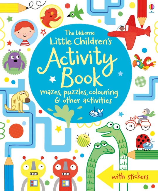 Little Childrens Activity Book mazes, puzzles, colouring & other activities