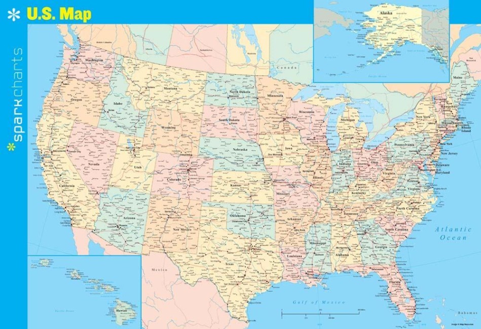 U.S. Map Sparkcharts