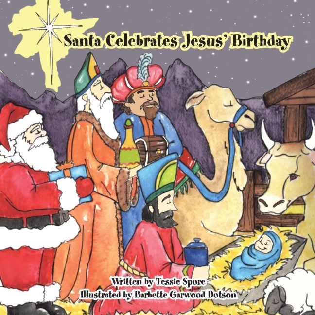 Santa Celebrates Jesus Birthday