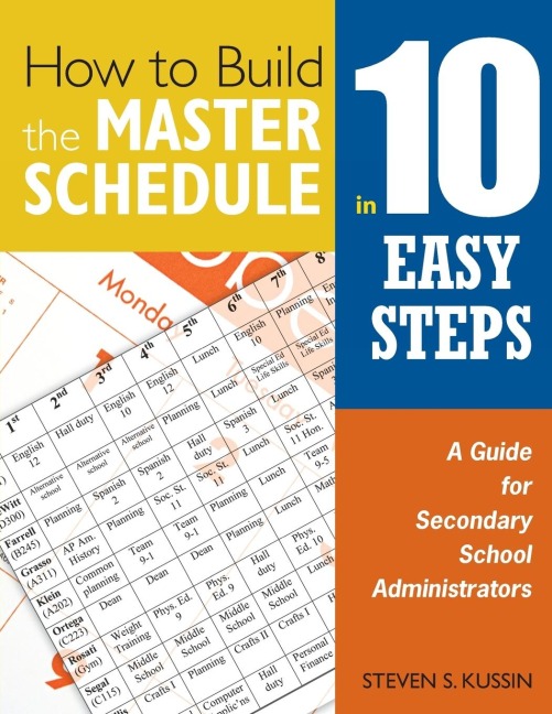 How to Build the Master Schedule in 10 Easy Steps: A Guide for Secondary School Administrators