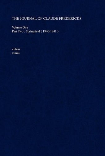 The Journal of Claude Fredericks