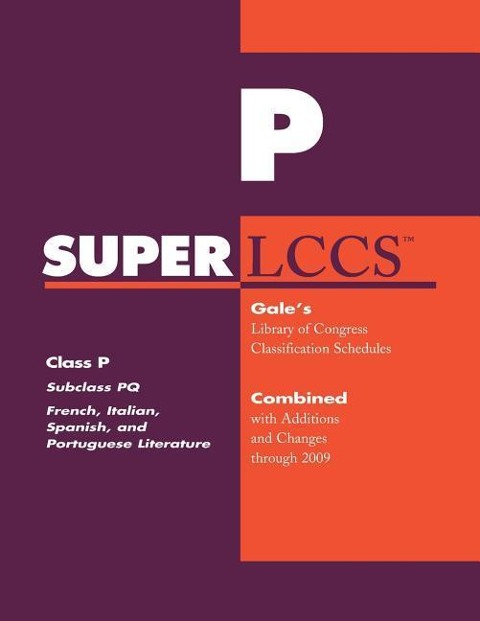 SUPERLCCS 09: Schedule Pq