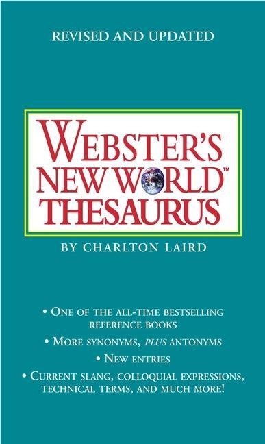 Websters New World Thesaurus: Third Edition