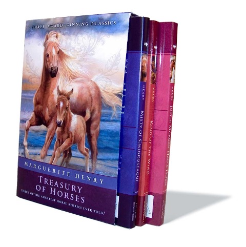 Marguerite Henry Treasury of Horses Collected Set: Misty of Chincoteague, Justin Morgan Had a Horse, King of the Wind