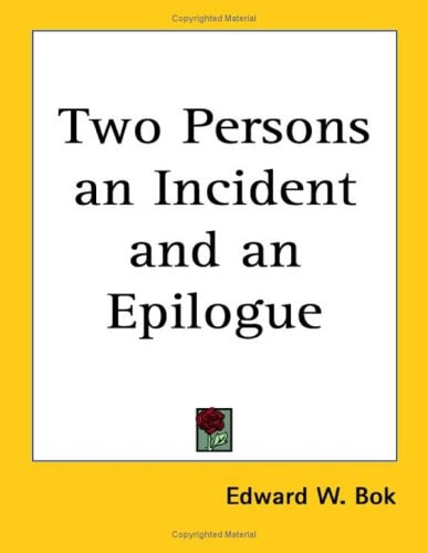Two Persons an Incident and an Epilogue