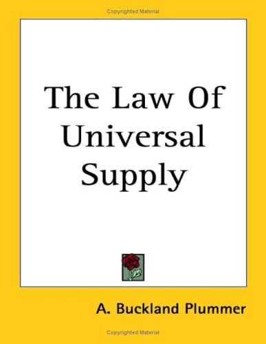 The Law Of Universal Supply