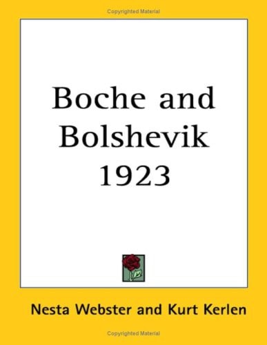 Boche and Bolshevik 1923