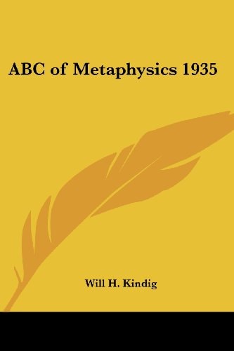 ABC of Metaphysics 1935