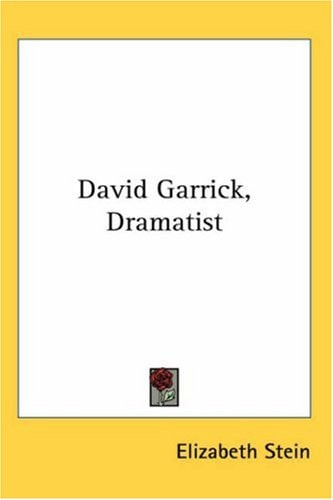 David Garrick, Dramatist