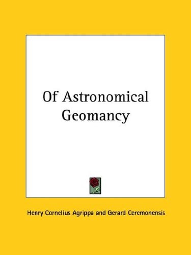 Of Astronomical Geomancy