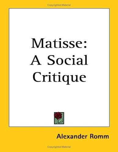 Matisse: A Social Critique