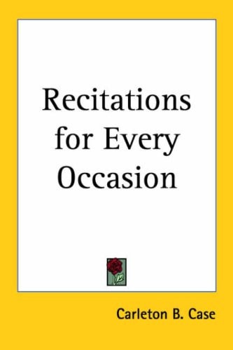 Recitations for Every Occasion