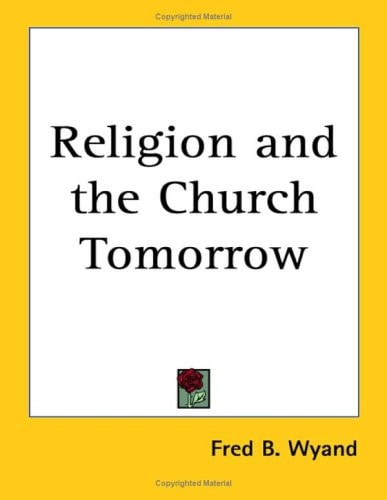 Religion and the Church Tomorrow