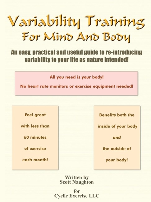 Variability Training For Mind And Body