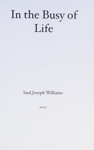 In the Busy of Life