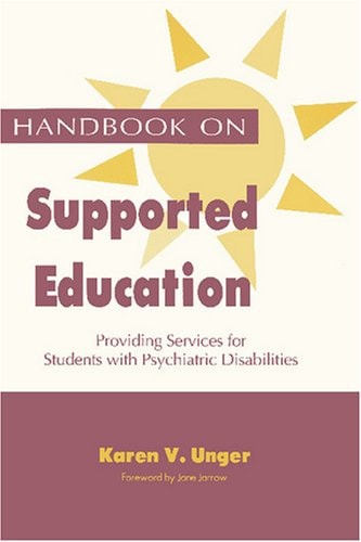 Handbook on Supported Education Providing Services for Students with Psychiatric