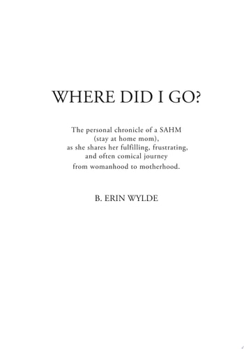 Where Did I Go?