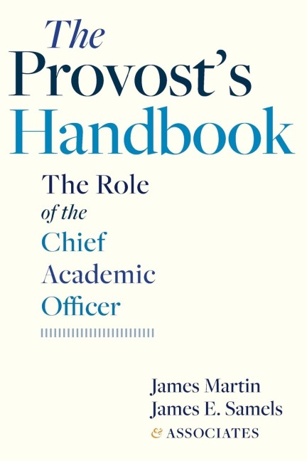 Provosts Handbook: The Role of the Chief Academic Officer