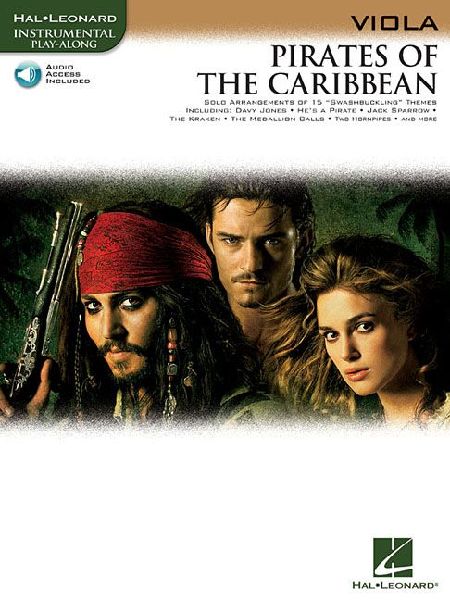 Pirates of the Caribbean - Instrumental Play-Along for Viola Book/Online Audio