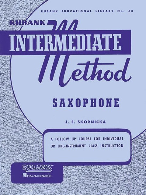 Rubank Intermediate Method Saxophone (Rubank Educational Library 68) - Saxophone Music Book for CL