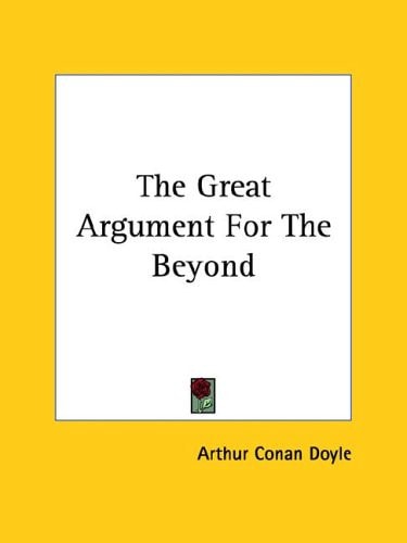 The Great Argument for the Beyond