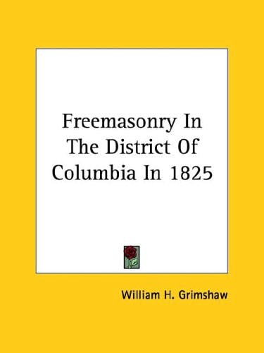 Freemasonry in the District of Columbia in 1825