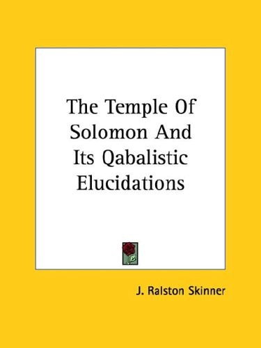 The Temple of Solomon and Its Qabalistic