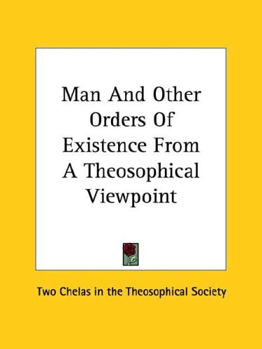 Man and Other Orders of Existence from A