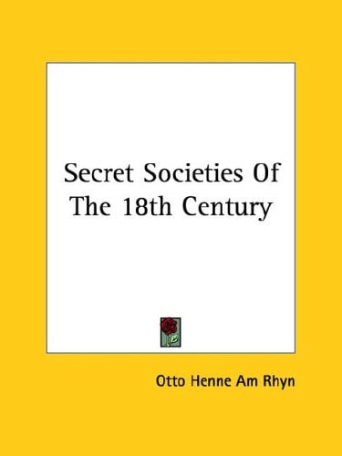 Secret Societies of the 18th Century
