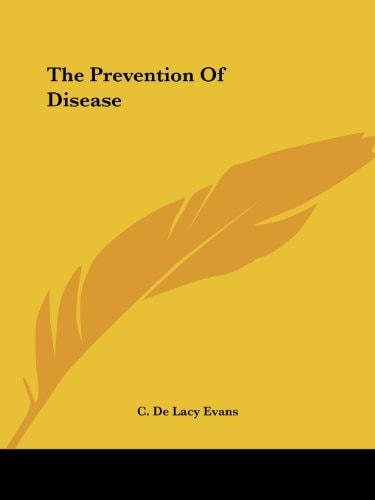The Prevention of Disease